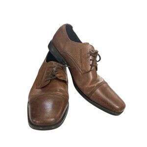 Stacy Adams Men's Size 10 Brown Leather Oxford Dress Shoes